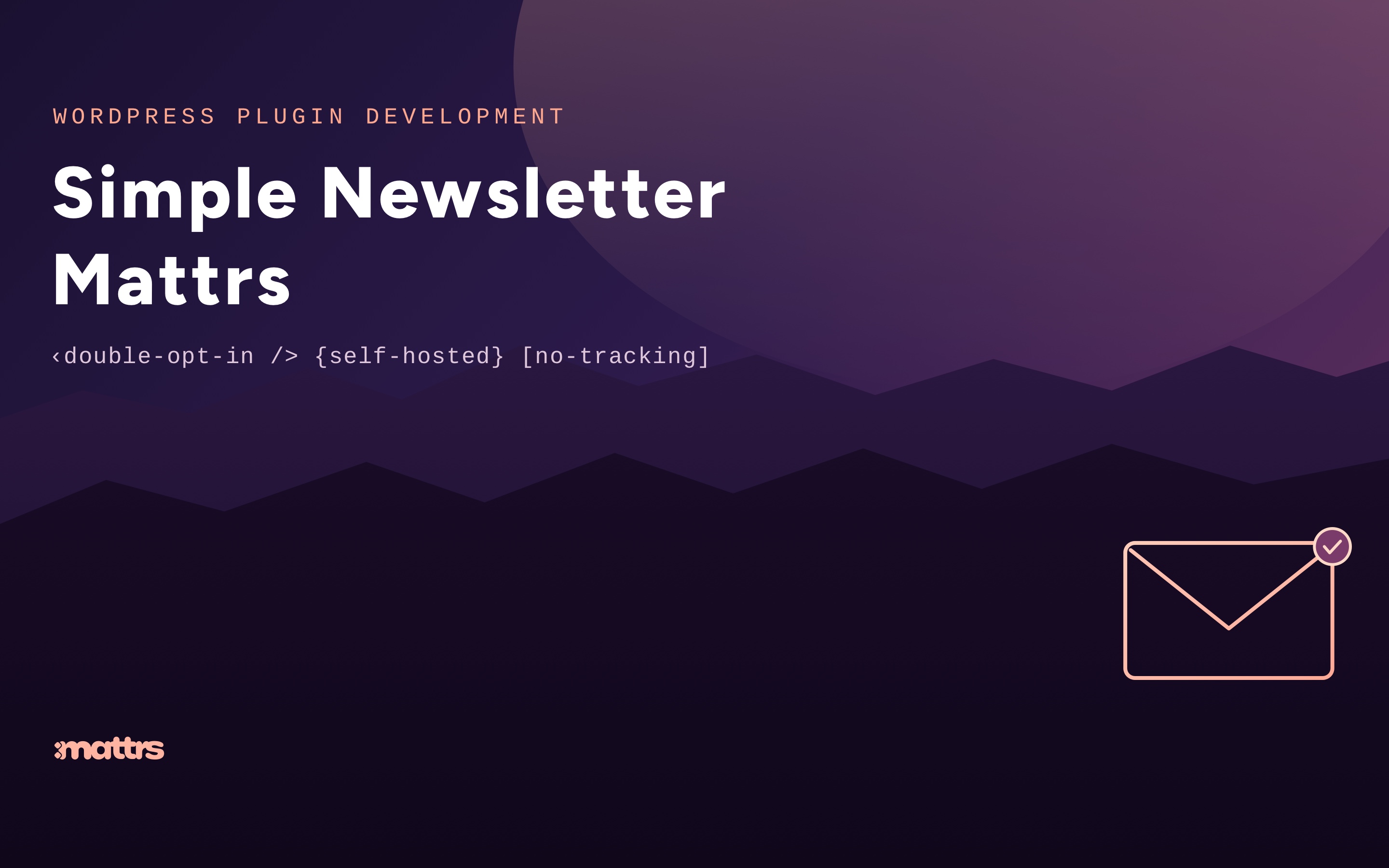 Simple Newsletter Mattrs